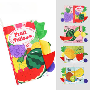 Soft Book Toddler Early Learning Baby Tails Cloth Book Buku Kain Untuk 布书