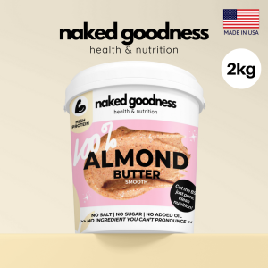 100% PURE Almond / Peanut / Cashew Butter | NO SALT NO SUGAR NO OIL NO PRESERVATIVES | Smooth | by Naked Goodness