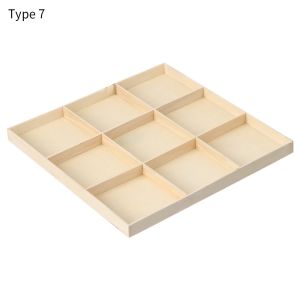 ADDO Multi Grid Divided Drawer Plant Pot Stand Desktop Organizer Flowerpot Wood Tray Storage Wooden Box Bonsai Holder