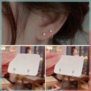 🔥ส่วนลด 10 บาท สำหรับการซื้อ 1 ชิ้น🔥ราคาถูก ต่างหูเม็ดเดี่ยวคริสตัล1คู่สำหรับผู้หญิงเครื่องประดับแฟชั่นเกาหลีสำหรับงานเลี้ยงสาวๆต่างหูสุดหรู