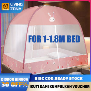 PINK 180*200CM Folding Mosquito Net Canopy with Bracket Bed Tent for Adult Girls Room Decoration Tent Bed Curtain with Frame Home Bedroom Decor