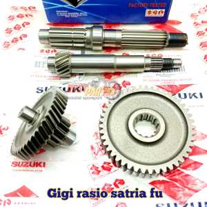 gigi rasio satria fu/karbu/injeksi/racing suzuki sgp kualitas ori gardan as pully 1set set lengkap full paket