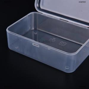 xiamei New Small Transparent Plastic Storage Box clear Square Multipurpose display