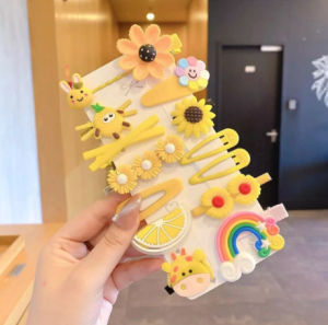 Korean Kids Hair Clip Hair Accessories Girls Hairpins Set