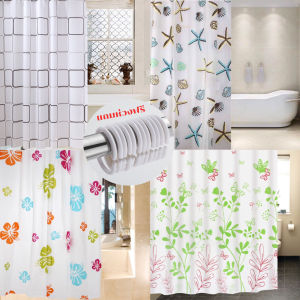 ผ้าม่านห้องน้ำ กันน้ำกันเชื้อรา กันมองเห็น ขนาด 180x180cm