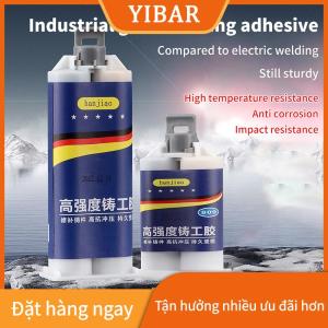 YIBAR 2 in1 công nghiệp AB Caster keo chịu nhiệt keo 50 100ml hàn lạnh đại lý sửa chữa khiếm khuyết mạnh mẽ keo sửa chữa kim loại dán