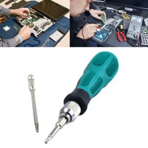 Comfortable 1/4 Screwdriver Handle Nonslip Firm Long Short Screw Driver Bit Replacement Holder Suitable for Electrician