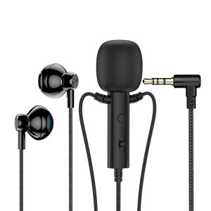 Newmsnr tai nghe karaoke mic lacle tai nghe micro HD chất lượng cao giảm tiếng ồn siêu trầm hifi tai nghe gắn mic tai nghe đeo tai tai nghe chống thấm mồ hôi tai nghe chơi game dây 1.5m không có độ trễ cho karaoke/nhạc/trực tiếp/chơi game v. v...