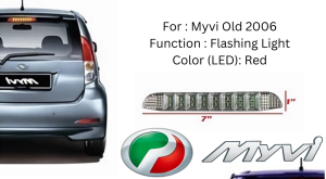 Third Brake Lamp Flashing Red Light Perodua Myvi Old 2006 Myvi Lagi Best 2012