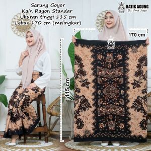 Sarung Motif Gurda 11 Remaja Bahan Goyot Standar Sarung Batik Santri Adem Ukuran Lebar 205cm