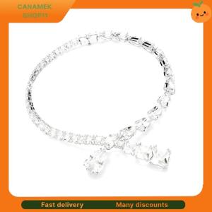 ❣️❣️❣️ Crossed Shiny Diamond Necklace Womens Geometric Fashion Accessory Full Diamond Pendant Geometric Shape Elegant Womens Jewelry