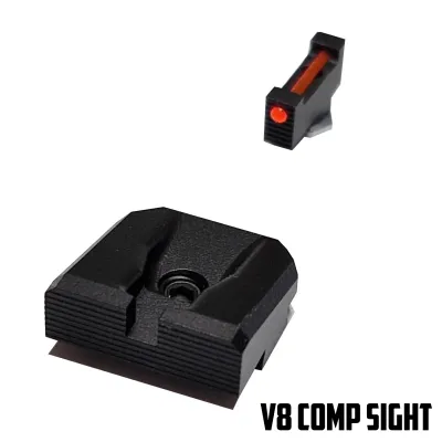 V8 AND MOS COMPETITION Bright Fiber Optic | High-Visibility Front & Rear Range Accessories and Competition Use | GP PRECISION