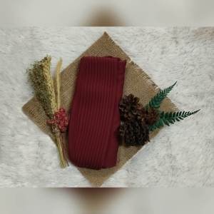 HIJAB JILBAB KERUDUNG BERGO OVAL POLOS L JERSEY INSTAN
