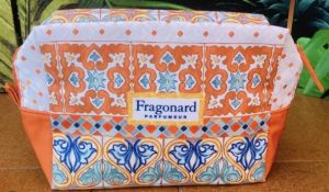 Limited Edition Fragonard Travel Bag with Zip (Orange) by Senteurs de Provence since 2004