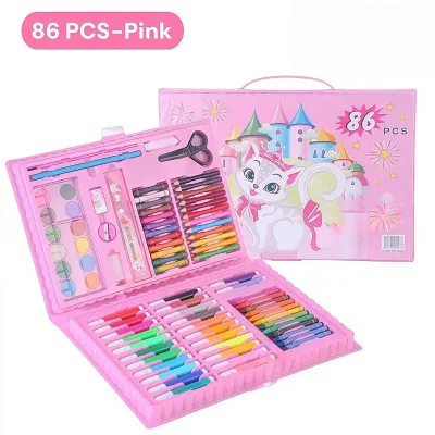 168Pcs Kids Super Mega Art Coloring Set Crayons Oil Pastels Color Pencils For Drawing coloring set for kids