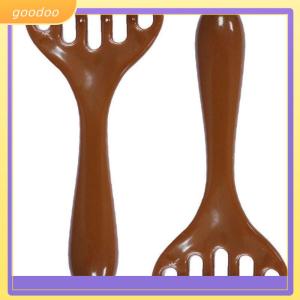 GOODOO Six-Claw Head Meridian Massage Comb Anti-static Handheld Long Handle Comb  Wide Tooth Back Scratcher for Promote Blood Circulation