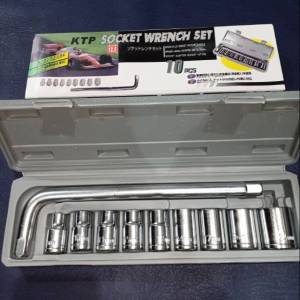 Kunci Sok 10 Pcs Kunci Mobil Motor Perkakas Tukang Dan Bengkel Serbaguna 10 In 1 - ShennyStore