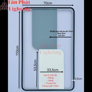 Đèn mâm ốp trần trang trí phòng khách phòng ngủ trong nhà 220V OTA26 OTA27 OTA28 Tân Phát