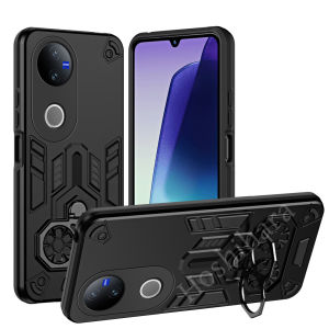 High Quality Armor Casing VIVOV50 VIVO V50 Lite 5G Phone Case New Design Shockproof Lens Protection Hard Cover with 360° Rotating Metal Stand