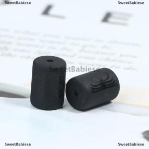 [COD] SweetBabiese 12 hoàng đạo hạt Charms Matte đen Onyx chòm sao hạt xi lanh Mặt dây chuyền