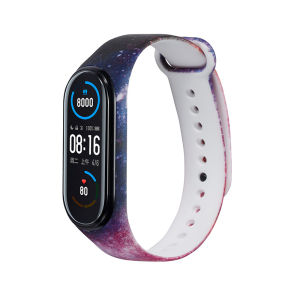 Carbon Fiber Wristband for Miband 10 9 8/7 6 5/4 3 strap Fashion Starry Sky Bracelet for Xiaomi Mi Band accessories