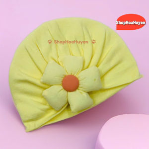 Chicbaby Sét Mũ Turban & Tất Dài Cho Bé Gái Sơ Sinh Họa Tiết Hoa 100% Cotton Phù Hợp Mặc Đầy Tháng Thôi Nôi 0-18 Tháng