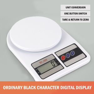 High Precision Digital Kitchen Weighing Scale Electronic Measuring Portable Baking LCD Display/Rainbow Culture