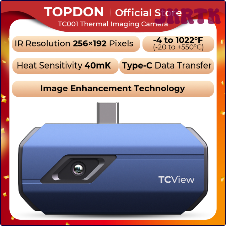 Analog Thermal Imaging Camera 256 X 192 IR Resolution For HVAC, Digital