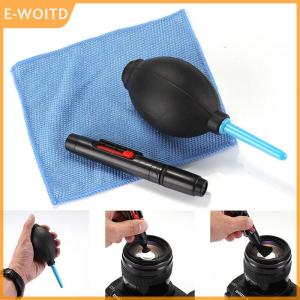 YUWO 3 in 1 Lens Cleaning Cleaner Dust Pen Blower Cloth Kit For DSLR VCR Camera