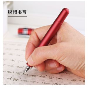 MAJOHN Alpha Hợp kim nhôm nhẹ Tài khoản cầm tay Chuyên gia Du lịch Bút ngắn Bút bỏ túi Siêu mịn EF F Mẹo nghệ thuật nhỏ2026