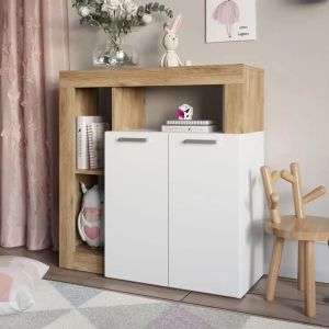 THEATT Simple Style Cabinet Open Shelf Cabinet Living Room Cabinet Partition Cabinet Freestanding Cabinet