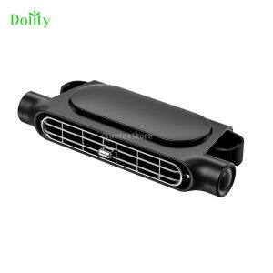 Dolity Portable Car Seat Fan 3 Speeds Adjustable Car Interior Rear Headrest Fan Cooler with USB Cable Generic for SUV RV Truck Sedan