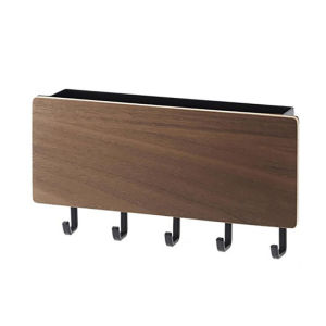 Decorative Wooden Key Hanger Wall Mounted Mail Letter Key Holder Organizer For Entryway Hanging Hook Key Hook Kitchen Wall