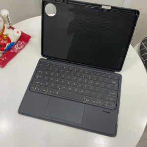 Detachable Bluetooth Wireless Backlit Trackpad Keyboard for HONOR MagicPad 2 12.3-inch with Pencil Holder