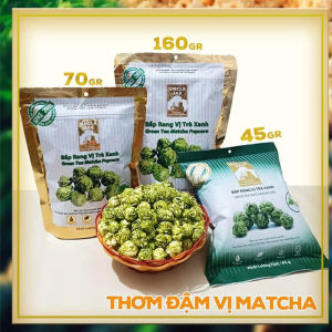 ( Gói Lớn ) Combo 5 gói bắp rang bơ Uncle Jax vị Caramel 180g/ Trà Xanh 160g/ Hỗn Hợp 130g