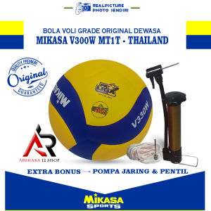 Volly Ball Dewasa Mikasa Bola Voli Size 5 Asli Import V330W Proliga Bola Poli Dewasa