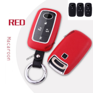 Ốp chìa khóa Toyota Veloz Raize Avanza Wigo 2023 Yaris Cross vỏ chìa khoá Yaris Cross Veloz Raize Avanza Wigo chất liệu khung ABS kết hợp mặt Da Bò cao cấp sang trọng