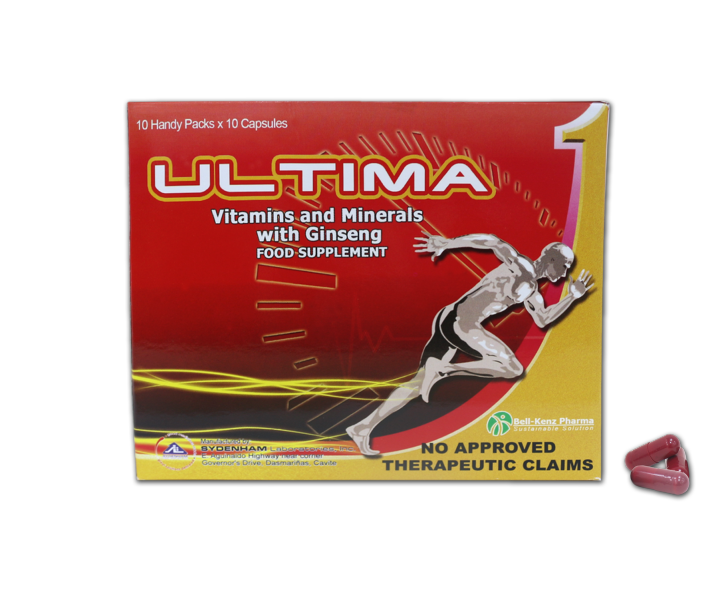 ULTIMA CAP X100 (Vitamins + Minerals with Ginseng) Lazada PH