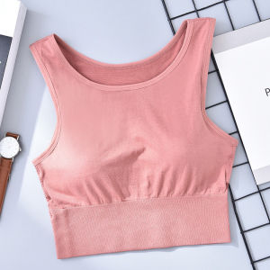 MPBRA517 Bra Tanpa Kawat Tanktop Crop Push Up BH Olahraga Yoga Sportbra Gym