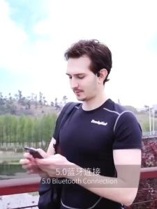 [PAMELO] HEADSET OPEN EAR BLUETOOTH WIRELESS BERGARANSI 1 TAHUN