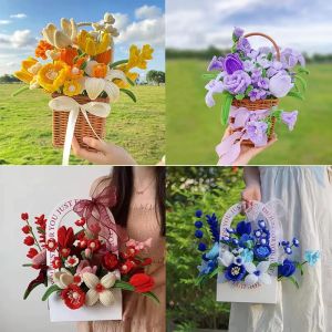 YONGQING [พร้อมส่ง](100pcs) สินค้าพร้อมส่ง ลวดกำมะหยี่ DIY แยกสี สร้างสรรค์งานประดิษฐ์ต่างๆ สำหรับงานฝีมือ สีสันสดใส สินค้าขายดี อุปกรณ์ศิลปะและงานฝีมือ ของเล่น