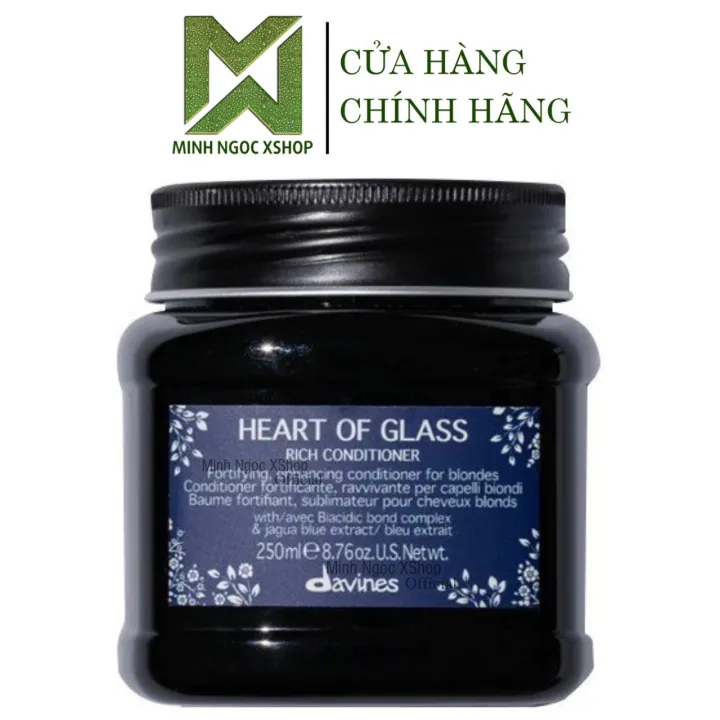 Dấu xả cho tóc tẩy và tóc sáng màu Davines Heart Of Glass 250ML | Lazada.vn