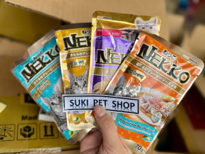 PATE NEKKO (80g/gói) - PATE DINH DƯỠNG DÀNH CHO MÈO - GIAO VỊ NGẪU NHIÊN THEO JELLY HOẶC GRAVY