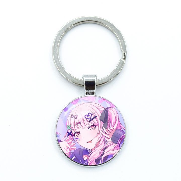 Project SEKAI Anime Akiyama Mizuki Nightcord Glass Pendant Keychain ...