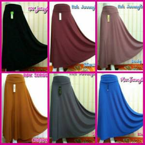 Rok Jersey Premium Tebal Super Jumbo lebar Bawa 3 Meter