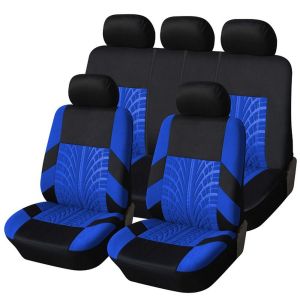 STARRY Comfortable 1 SET Front Chair Seat Auto Protector Mat Interior Tire Track Car Seat Cushion Car Seat Protector Auto Back Cushion Car Seat Cover