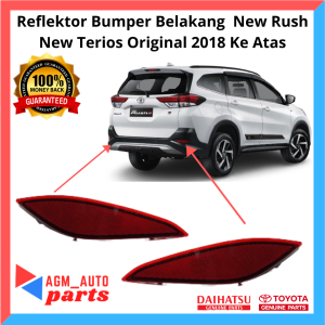 Reflektor Mata Kucing Belakang Toyota New Rush Daihatsu New Terios Original Part 45-0G51B 45-0G52B