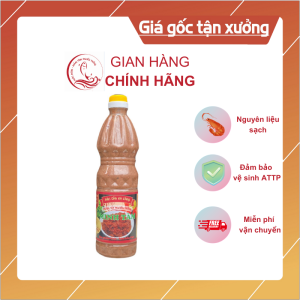 Mắm tép chưng thịt Ba Làng Thanh Hóa - thương hiệu Minh Tâm - Loại 1 Combo 2 chai 500Gram