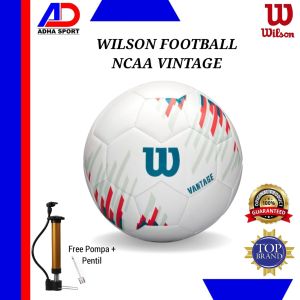 Free Pompa + Pentil Bola Kaki / Sepak Football Wilson NCAA Vintage