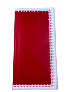 20 LEMBAR Kertas Buket Bunga MOTIF RENDA LACE BORDER Cellephone Flower Wrapping Paper kb6175